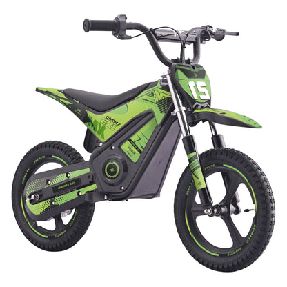 05-onemx-ex1-14-inch-kids-electric-pit-bike-green-front-side-view.jpg