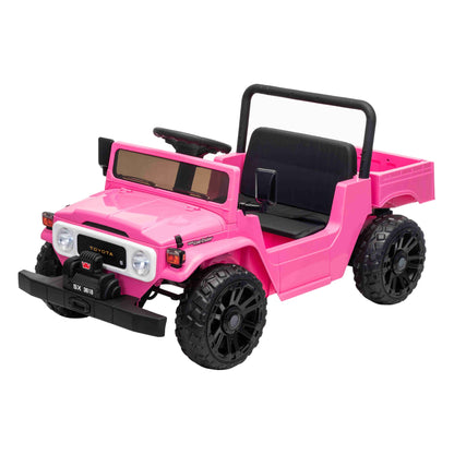 06-licensed-toyota-land-cruiser-fj45-12v-kids-electric-ride-on-pick-up-pink-front-side-view.jpg