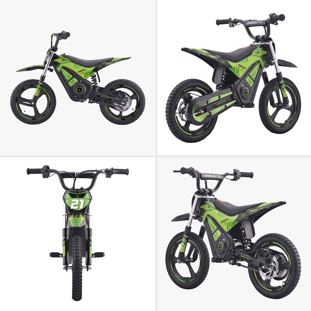06-onemx-ex1-14-inch-kids-electric-pit-bike-green-all-angles.jpg