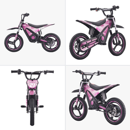 06-onemx-ex1-14-inch-kids-electric-pit-bike-pink-all-angles.jpg