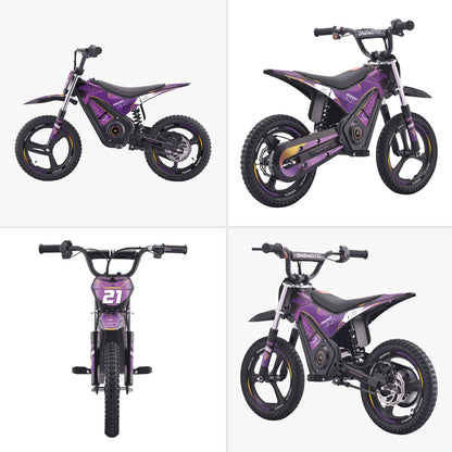 06-onemx-ex1-14-inch-kids-electric-pit-bike-purple-all-angles.jpg