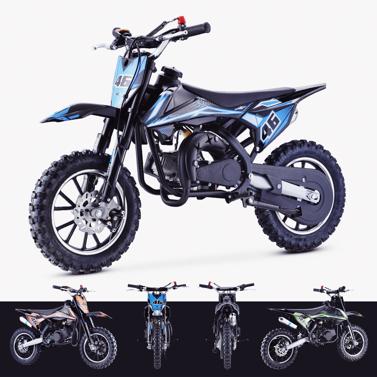 50cc 2-Stroke Kids Petrol Motorbike | OneMX™ PX1S - DISPLAY MODEL