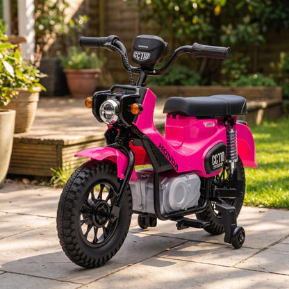 08-licensed-honda-cross-cub-110-24v-kids-electric-ride-on-motorbike-pink-garden-lifestyle.jpg