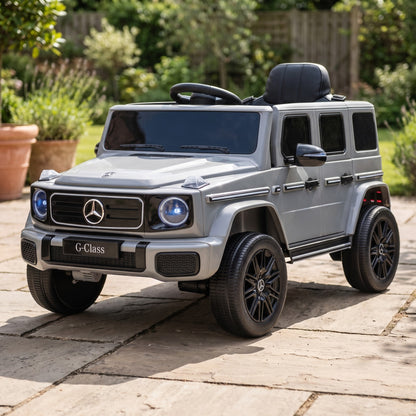 08-licensed-mercedes-benz-g580-12v-kids-electric-ride-on-car-grey-garden-lifestyle.jpg