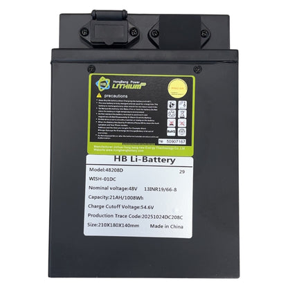 Replacement Battery for Kids Ride on's - 48V 21AH Lithium for OneMX-EX3CB - 102-2966