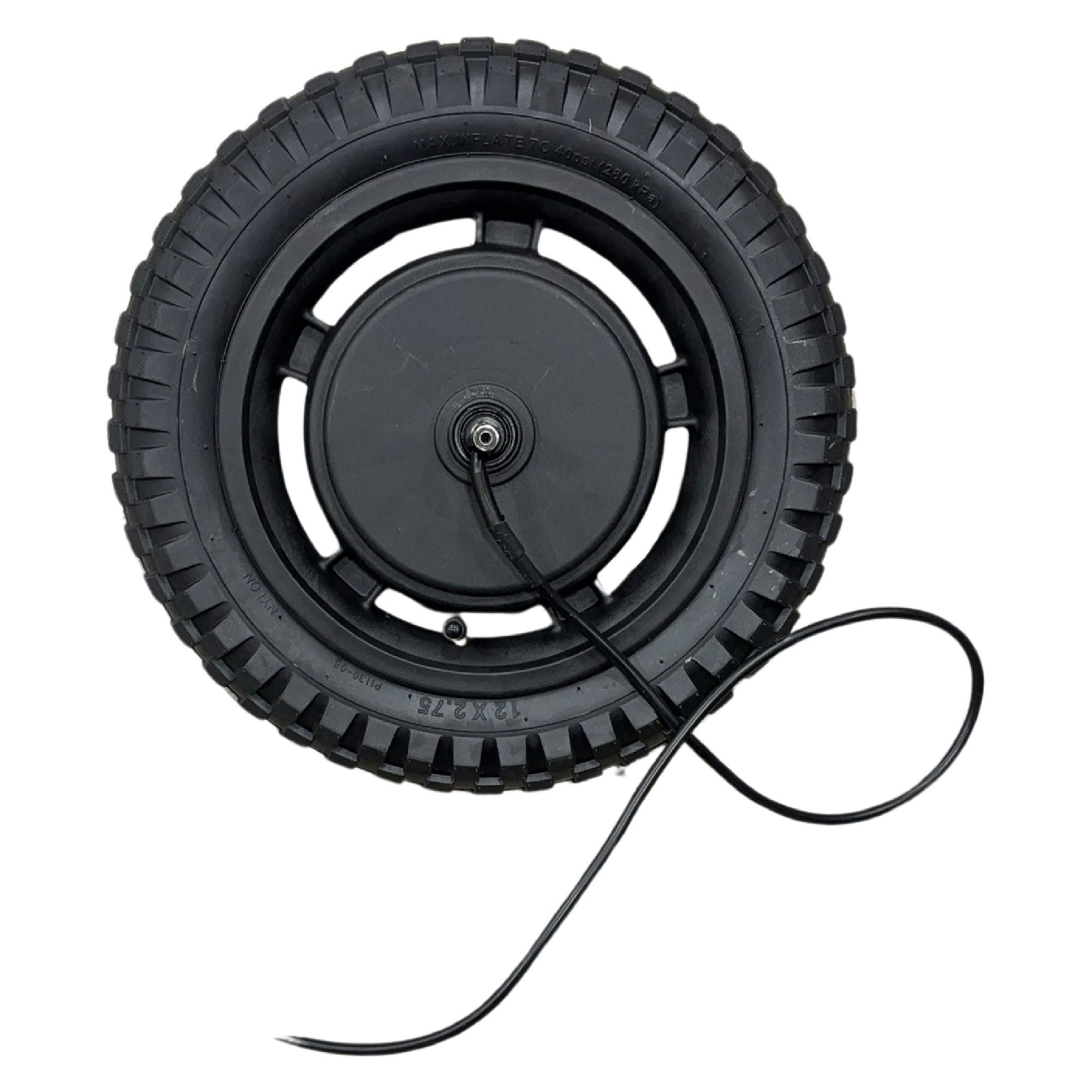 Replacement Wheel for Kids Ride on's - Replacement Wheel with motor for 200w Motorbike  - 104-2869