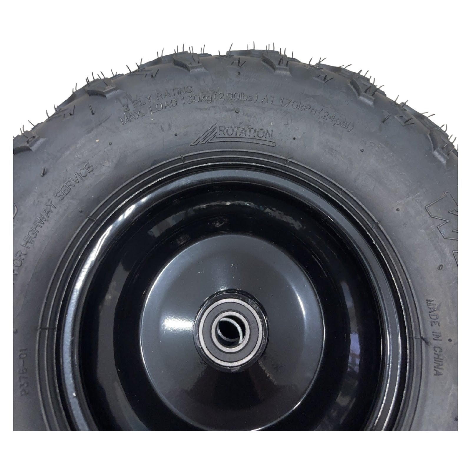 Replacement Wheel for Kids Ride on's - Front Right Wheel 6 inch for OneKart-EX3S/PX3S  - 104-3187