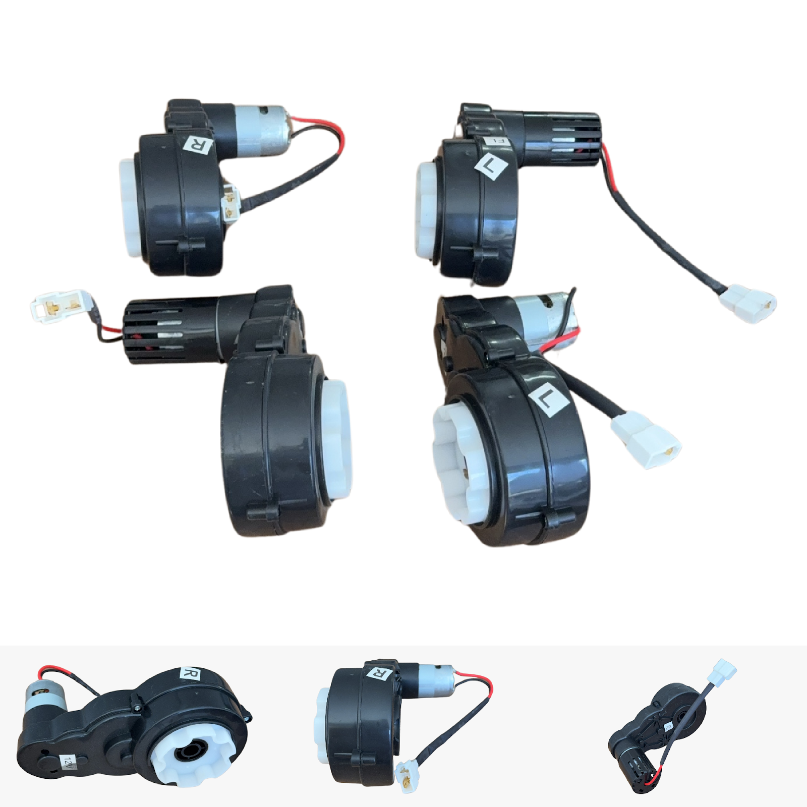 Replacement Electric Motor for Kids Ride on's - G350 Mercedes 4 Motors  - 106-3372