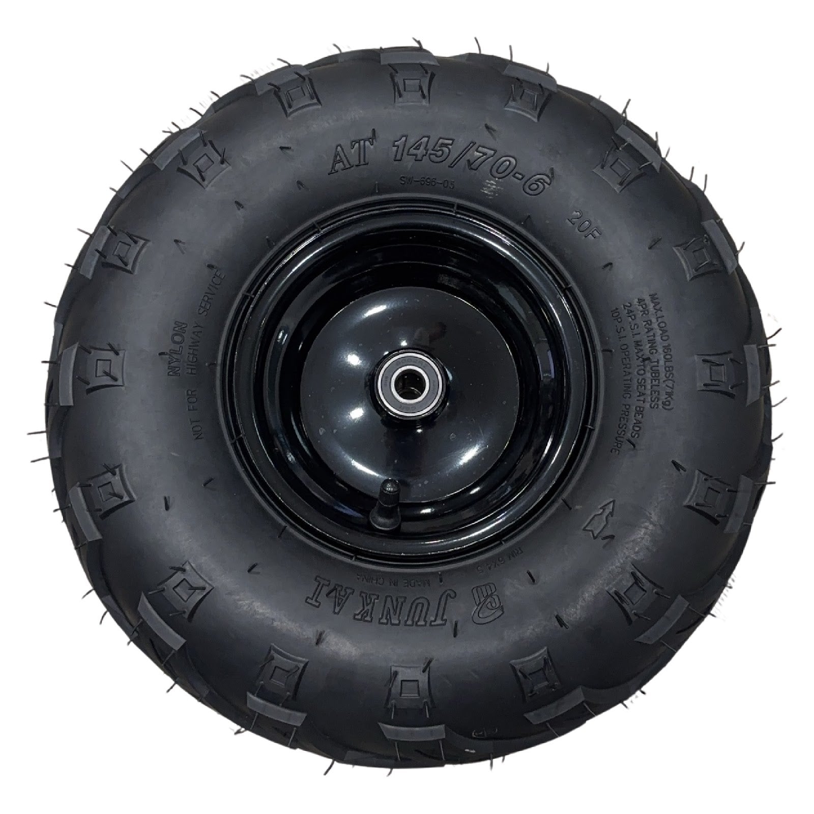 Replacement Wheel for Kids Ride on's - Front Left Wheel for 212cc Petrol Buggy  - 104-3192