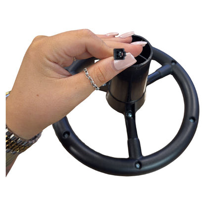 Replacement Steering Wheel for Kids Ride on's - 24V 4WD Off-Road Army Jeep  - 105-3270