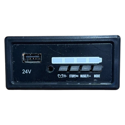 Replacement Media Player Console for Kids Ride on's - 24V Tractor Dig  - 107-3367