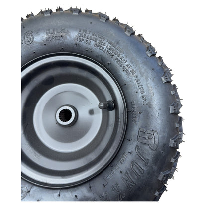 Replacement Wheel for Kids Ride on's - Rear Left Wheel Complete for OneBuggy-EX2S 6inch - 104-3180