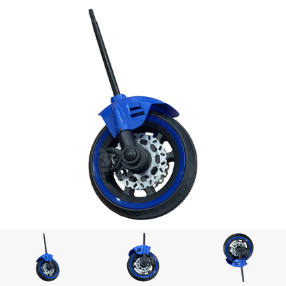 Replacement Wheel for Kids Ride on's - Front Wheel with Fork  - 104-3021
