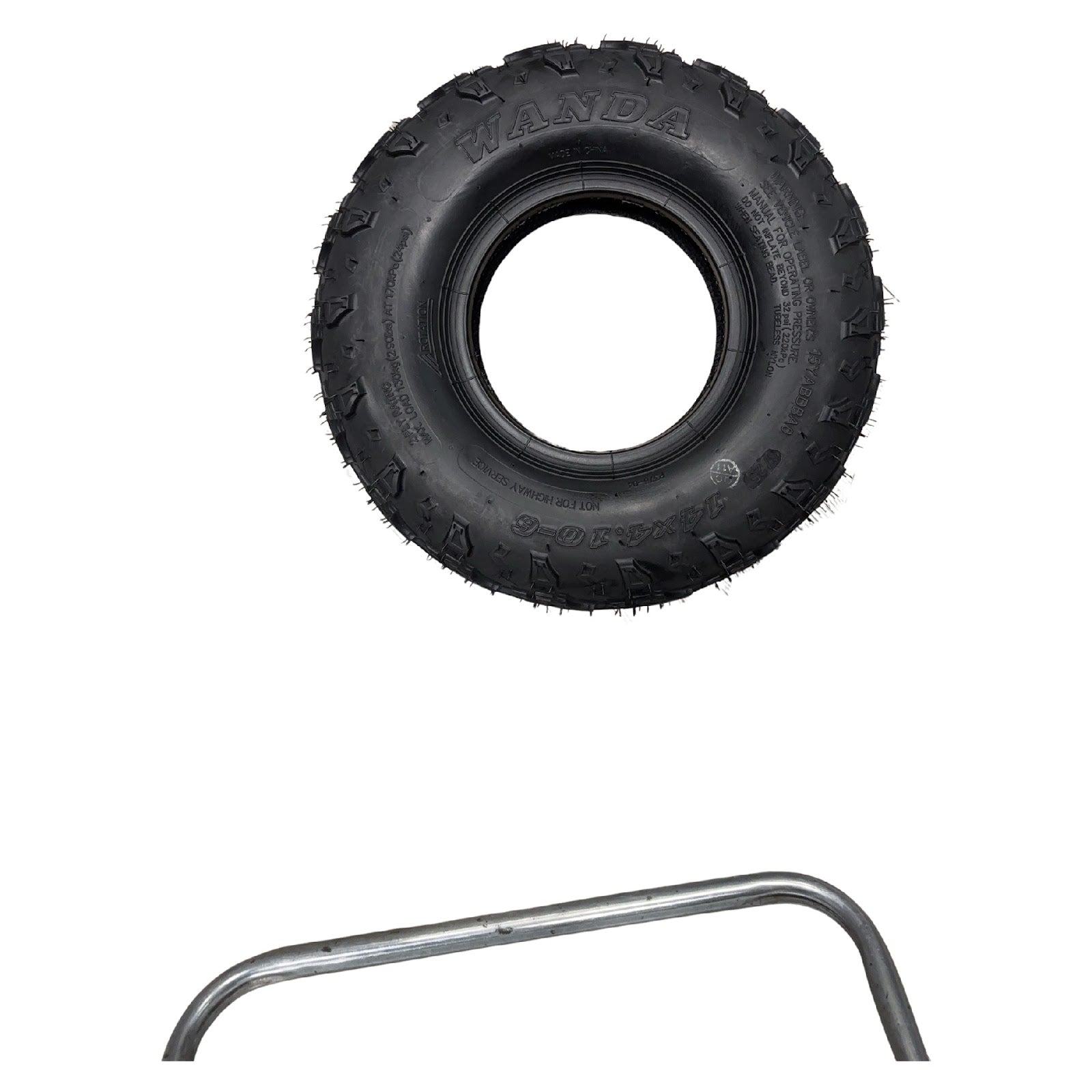 Replacement Wheel for Kids Ride on's - 6 inch tyre for 48V Go Kart/98cc Go Kart  - 104-3186