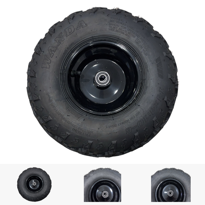 Replacement Wheel for Kids Ride on's - Front Right Wheel 6 inch for OneKart-EX3S/PX3S  - 104-3187