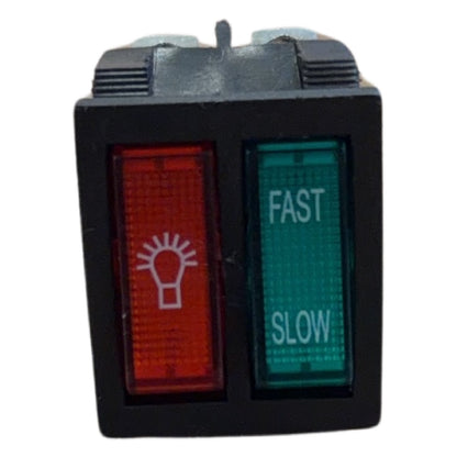Replacement Light Switch for Kids Ride on's - Light and Fast/Slow  - 110-3318