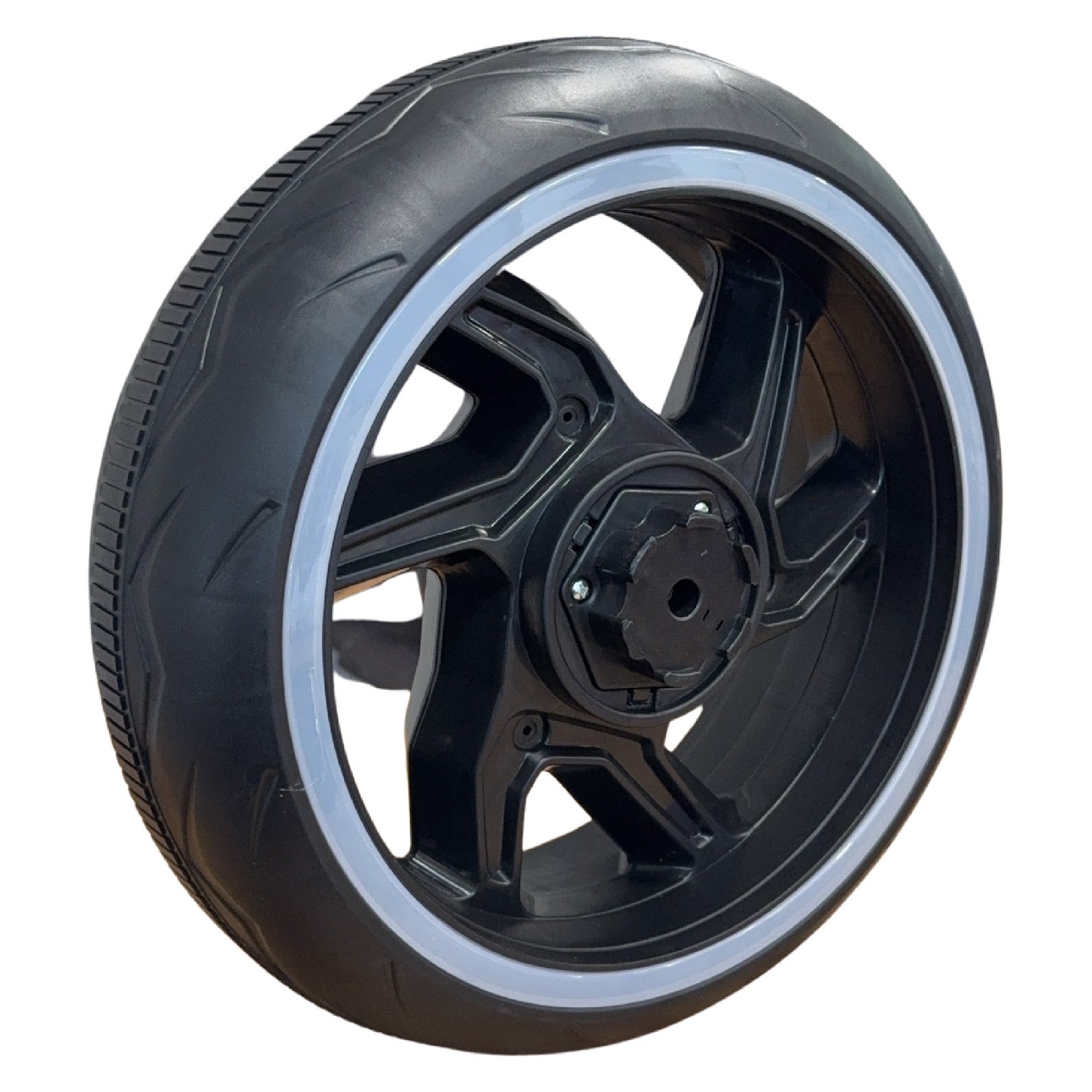 Replacement Wheel for Kids Ride on's - Vortex Motorbike Rear Wheel  - 104-3344