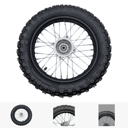 Replacement Wheel for Kids Ride on's - 12 inch Front Wheel for OneMX-Px2S 110cc  - 104-3130