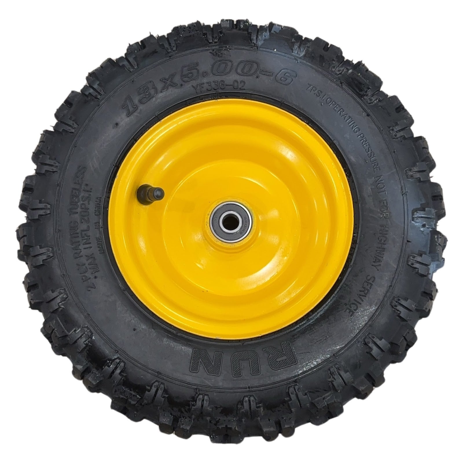 Replacement Wheel for Kids Ride on's - OneTractor-PX2S Front Wheel 6 inch - 104-3140