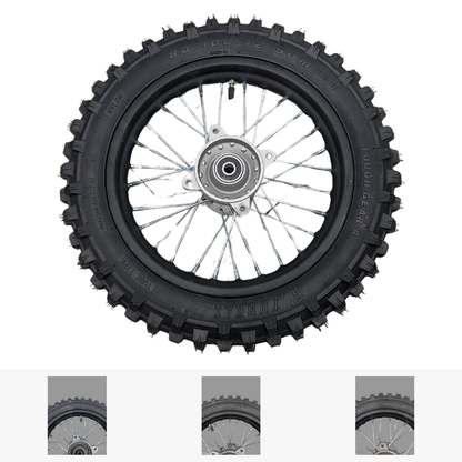 Replacement Wheel for Kids Ride on's - 12 inch rear wheel for OneMX-EX2S  - 104-3119