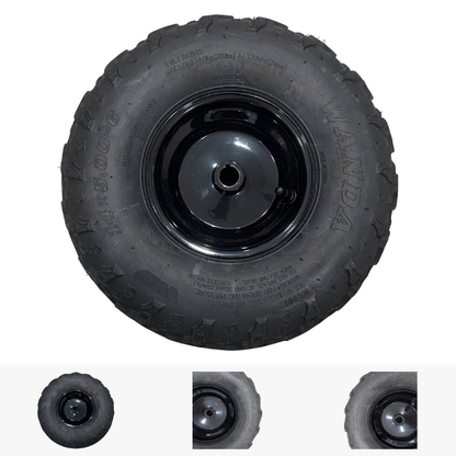 Replacement Wheel for Kids Ride on's - Front Right Wheel 6 inch for 98cc Go Kart OneKART-EX3S - 104-3183