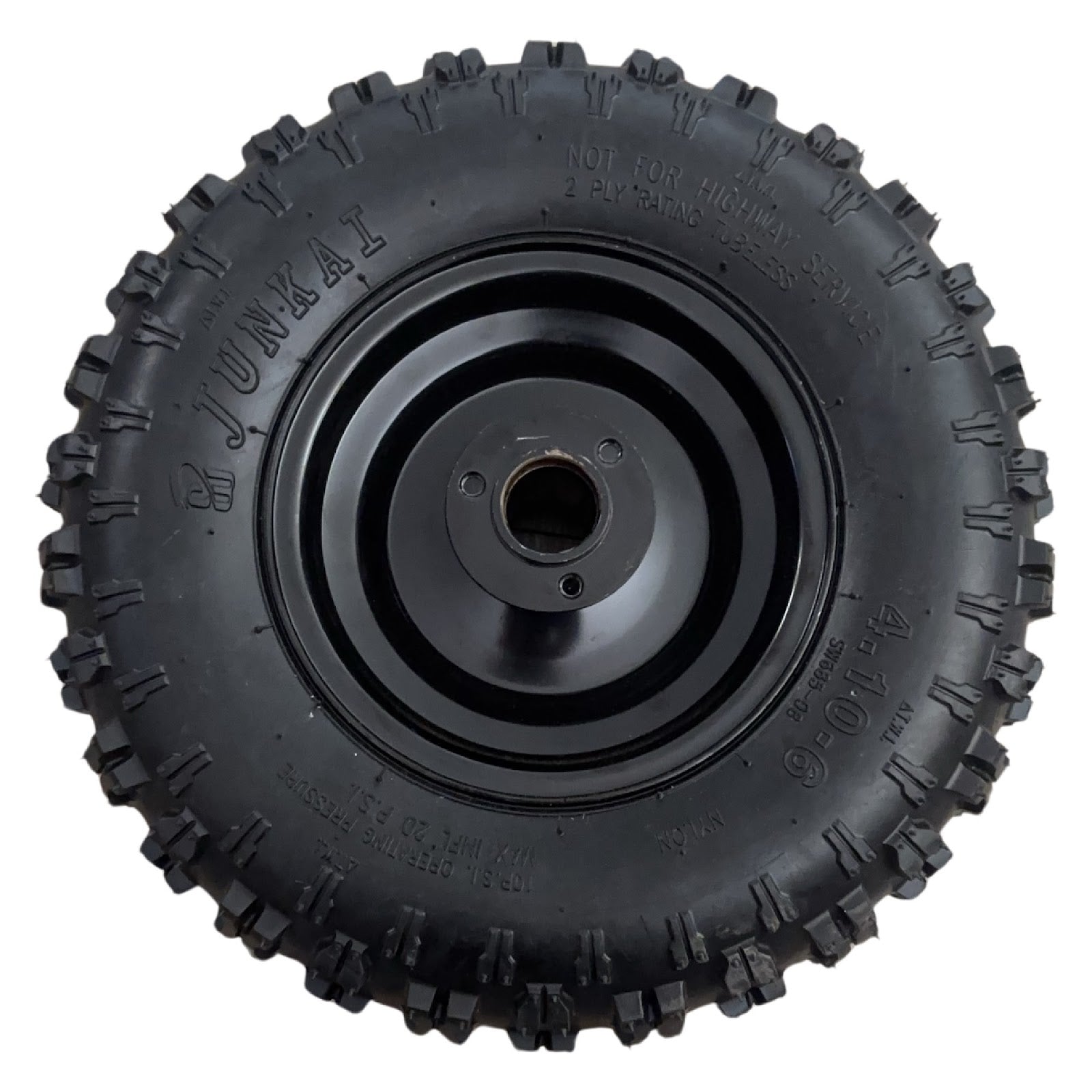 Replacement Wheel for Kids Ride on's - Quad/ATV 6 inch Front Wheel  - 104-3128