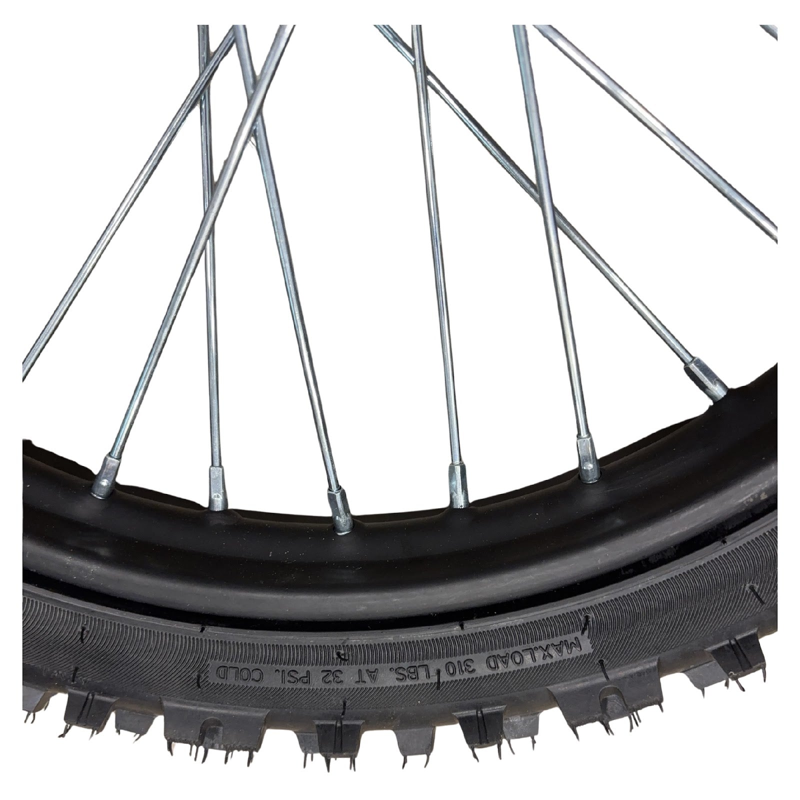 Replacement Wheel for Kids Ride on's - Front wheel 17 inch for 140cc dirt bike  - 104-3190