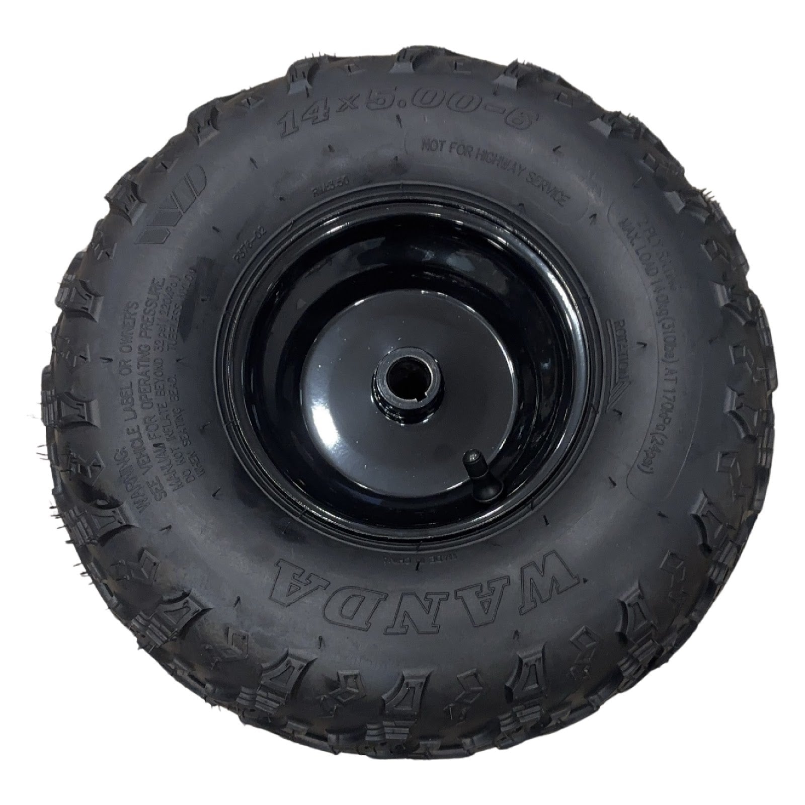 Replacement Wheel for Kids Ride on's - OneKart EX3S Rear Wheel Complete 6 inch  - 104-3174