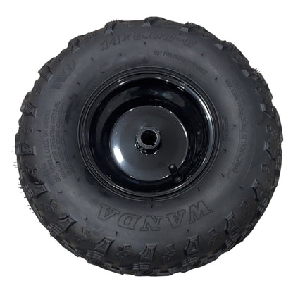 Replacement Wheel for Kids Ride on's - OneKart EX3S Rear Wheel Complete 6 inch  - 104-3174