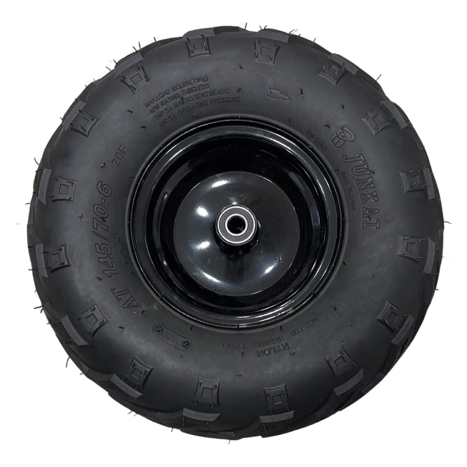 Replacement Wheel for Kids Ride on's - Front Left Wheel for 212cc Petrol Buggy  - 104-3192