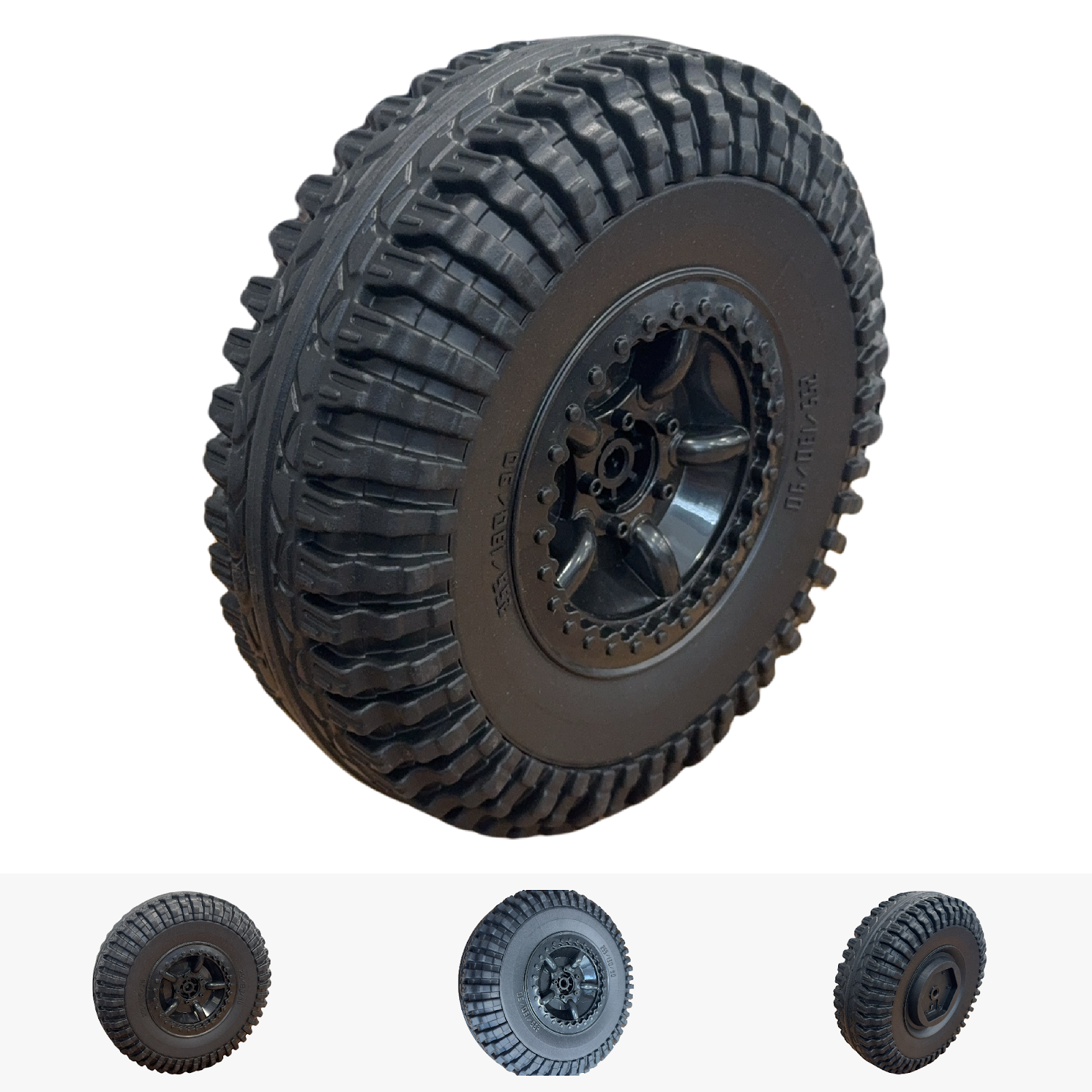 Replacement Wheel for Kids Ride on's - Front Wheel - Defender 110 - 104-3397