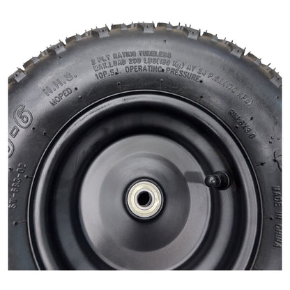 Replacement Wheel for Kids Ride on's - Front Left Wheel 6 inch for OneBuggy-EX2S - 104-3185