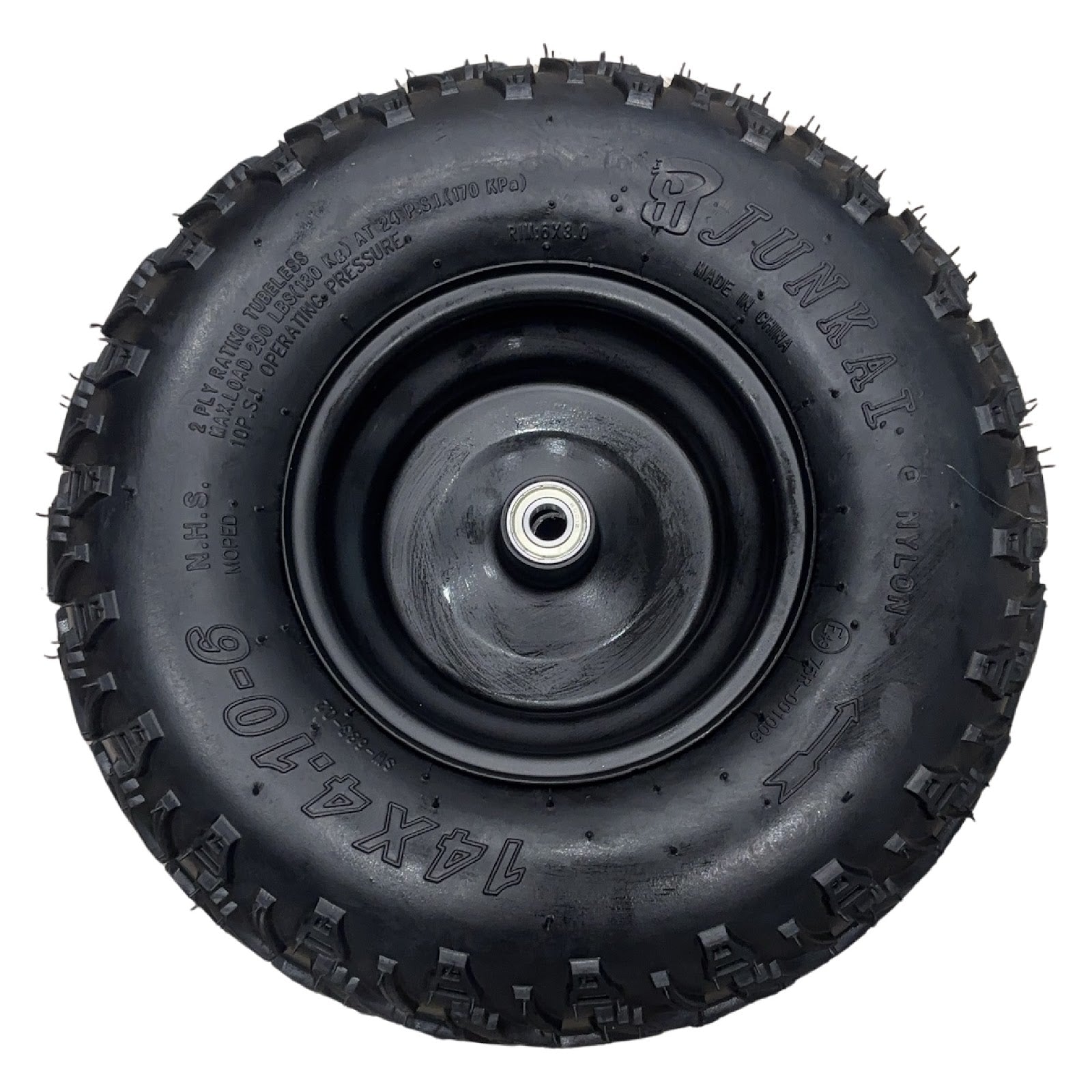 Replacement Wheel for Kids Ride on's - Front Right Wheel 6 inch for OneBuggy-EX2S - 104-3184