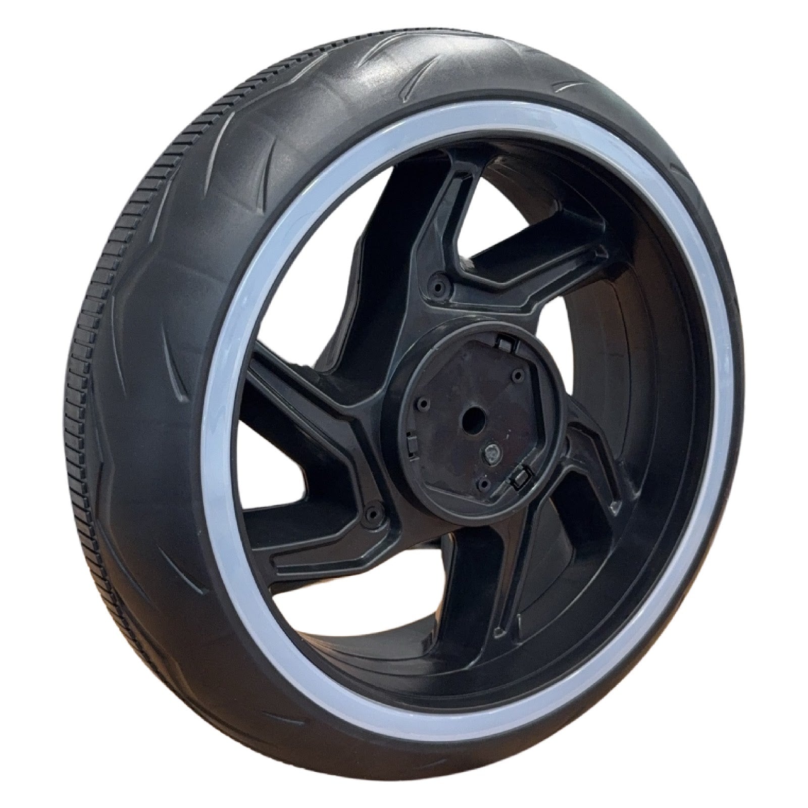 Replacement Wheel for Kids Ride on's - Vortex Motorbike Rear Wheel  - 104-3344
