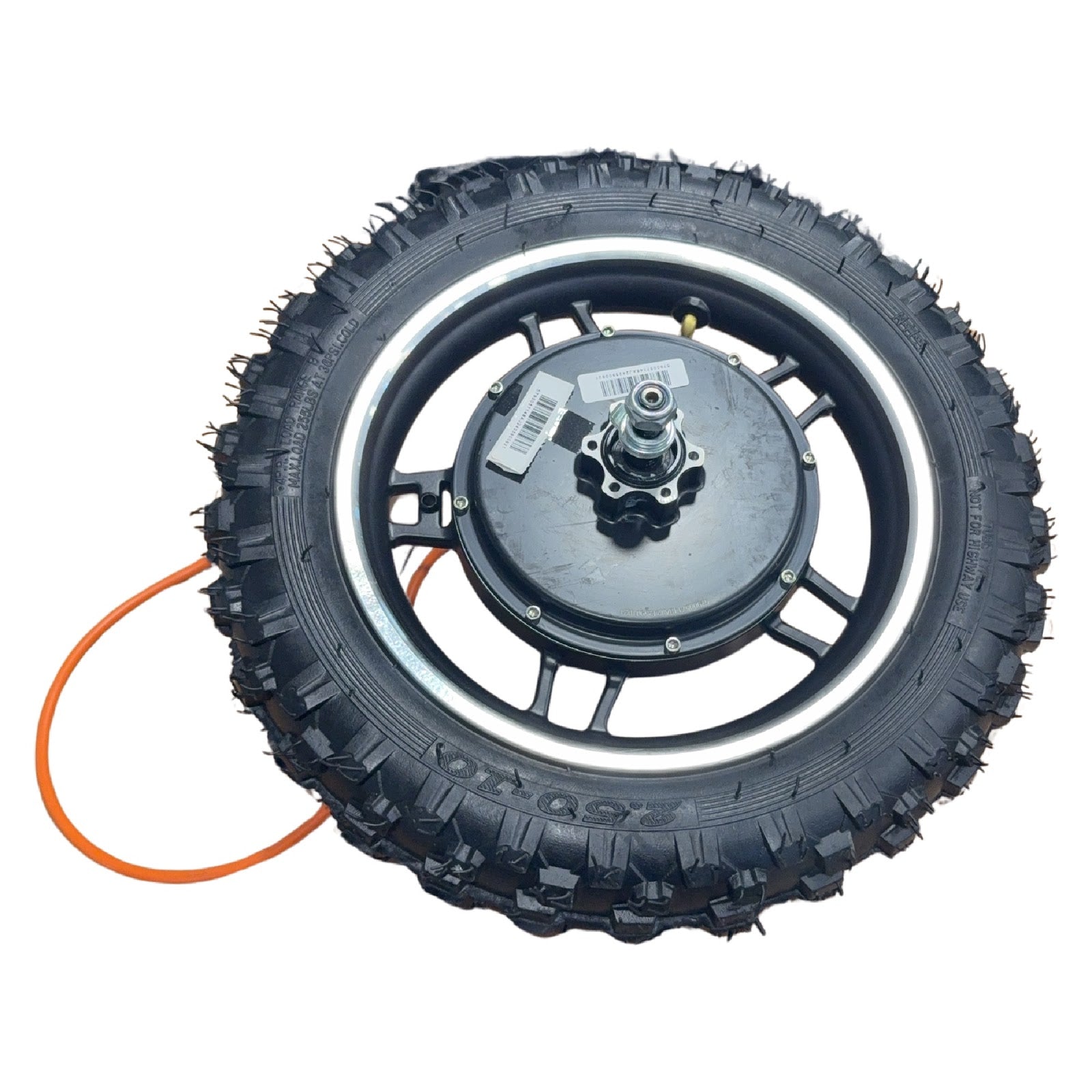 Replacement Wheel for Kids Ride on's - 36V Rear Electric Dirt Bike Wheel with Lead Acid Motor  - 104-2997