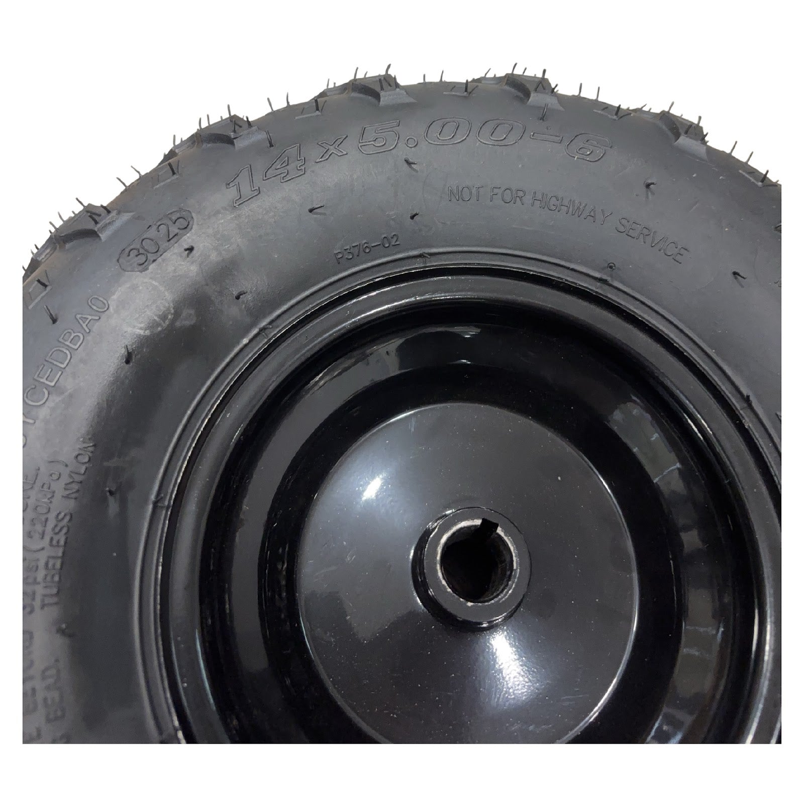 Replacement Wheel for Kids Ride on's - OneKart EX3S Rear Wheel Complete 6 inch  - 104-3174