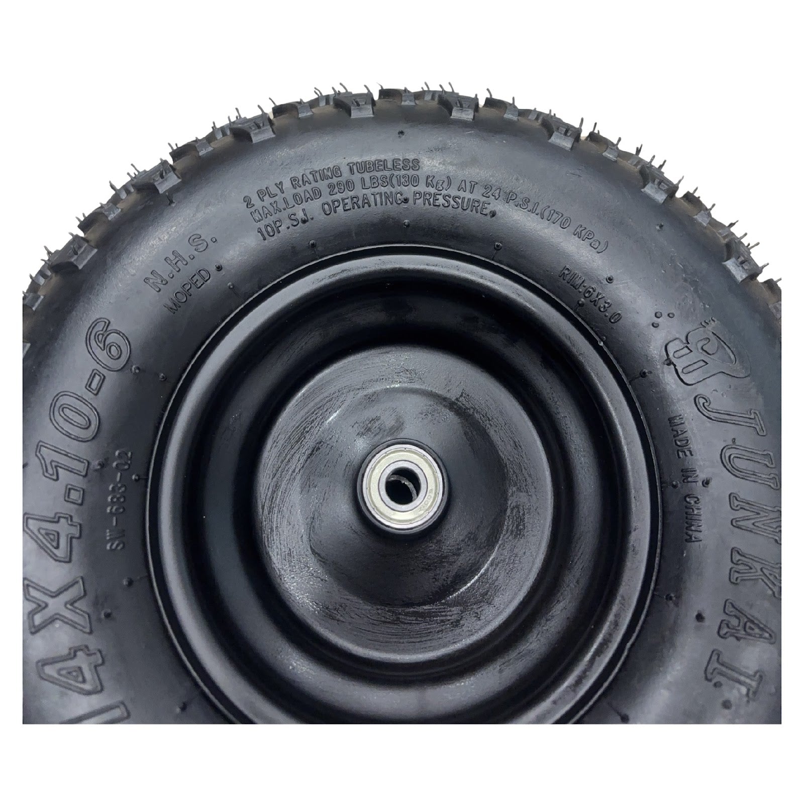 Replacement Wheel for Kids Ride on's - Front Right Wheel 6 inch for OneBuggy-EX2S - 104-3184