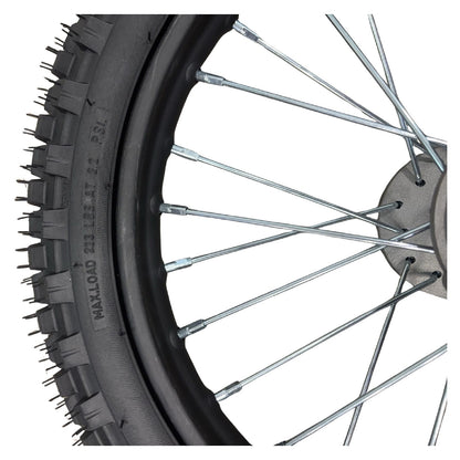 Replacement Wheel for Kids Ride on's - 14 inch inner tube Front Wheel OneMX-EX2S - 104-3117