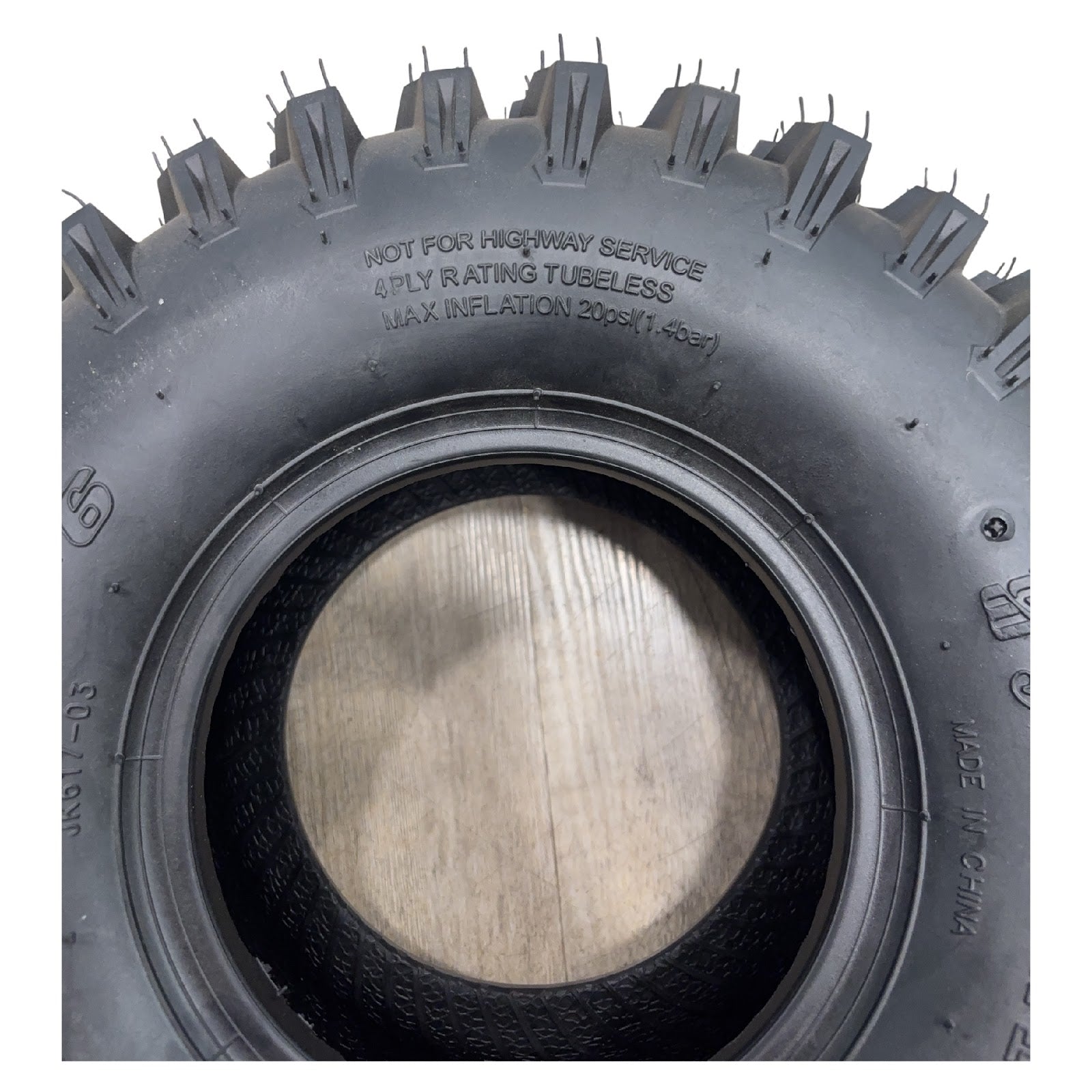 Replacement Wheel for Kids Ride on's - Tubeless Tyre 6 inch for UTV - 104-3132