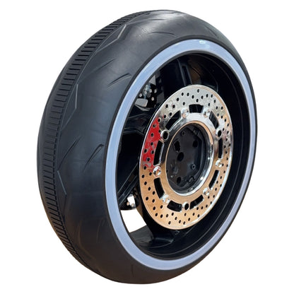 Replacement Wheel for Kids Ride on's - Vortex Motorbike Front Wheel  - 104-3343