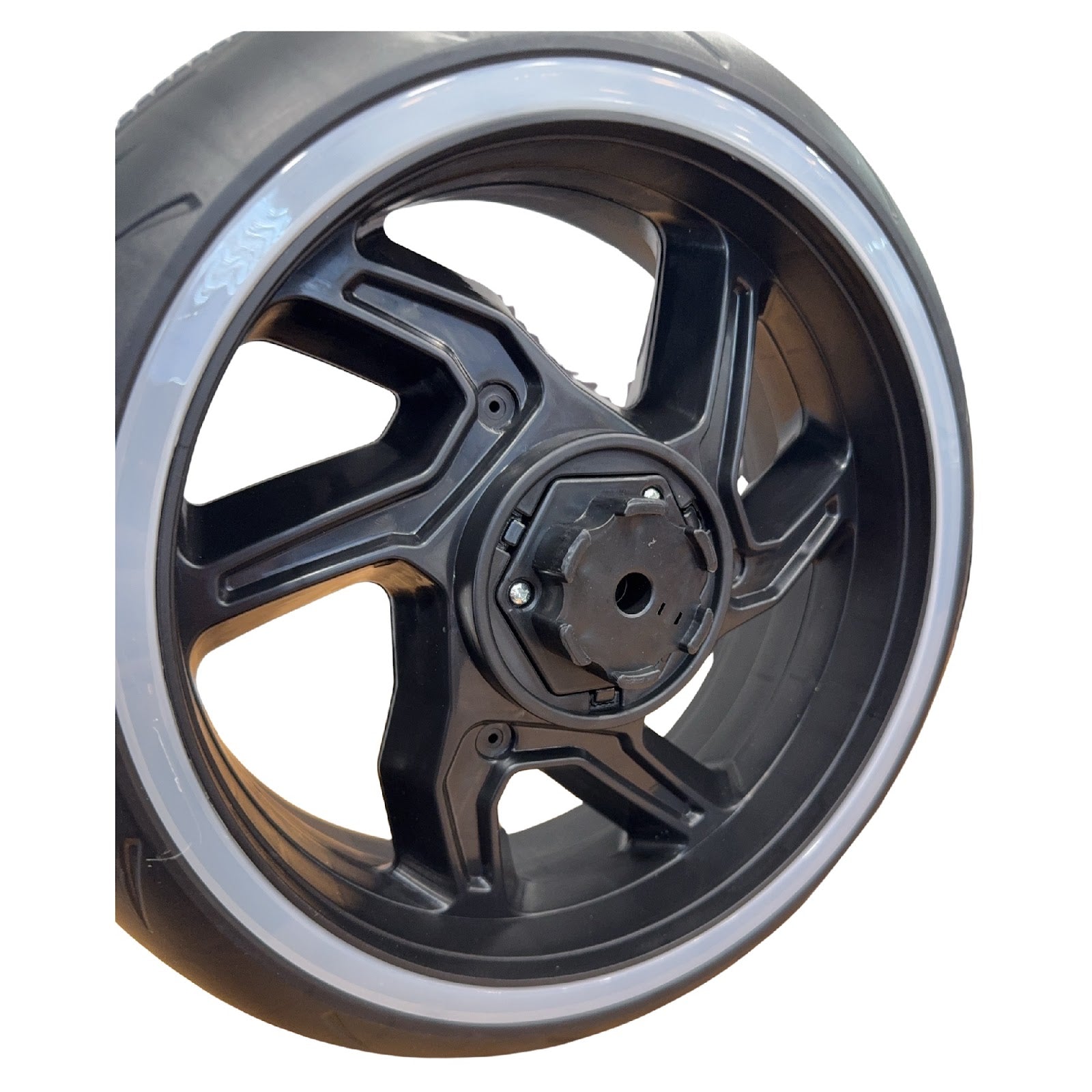 Replacement Wheel for Kids Ride on's - Vortex Motorbike Rear Wheel  - 104-3344
