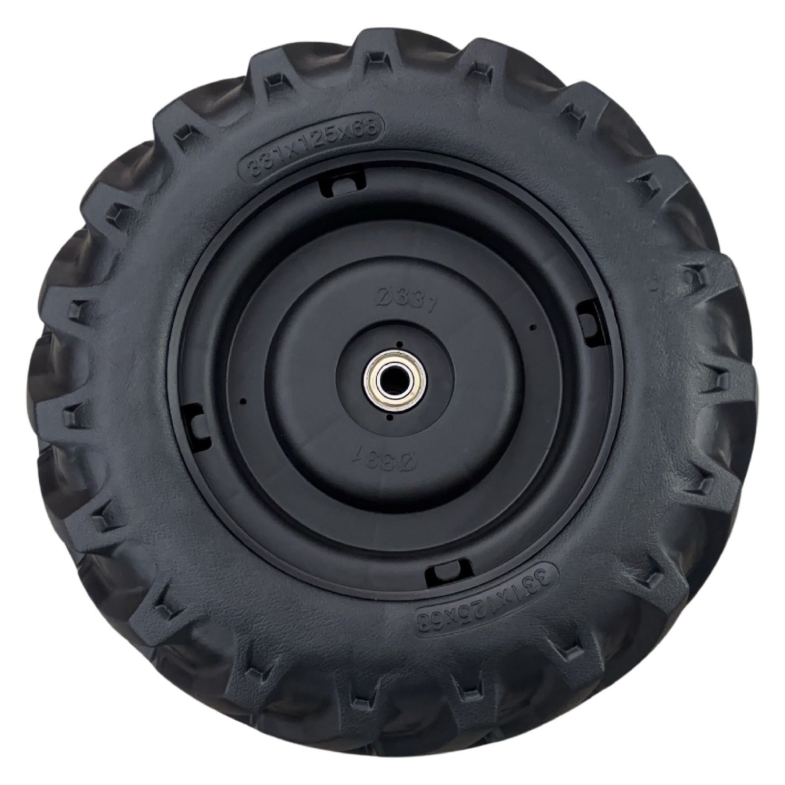 Replacement Wheel for Kids Ride on's - 24V Tractor W Trailer Front Wheel  - 104-3212