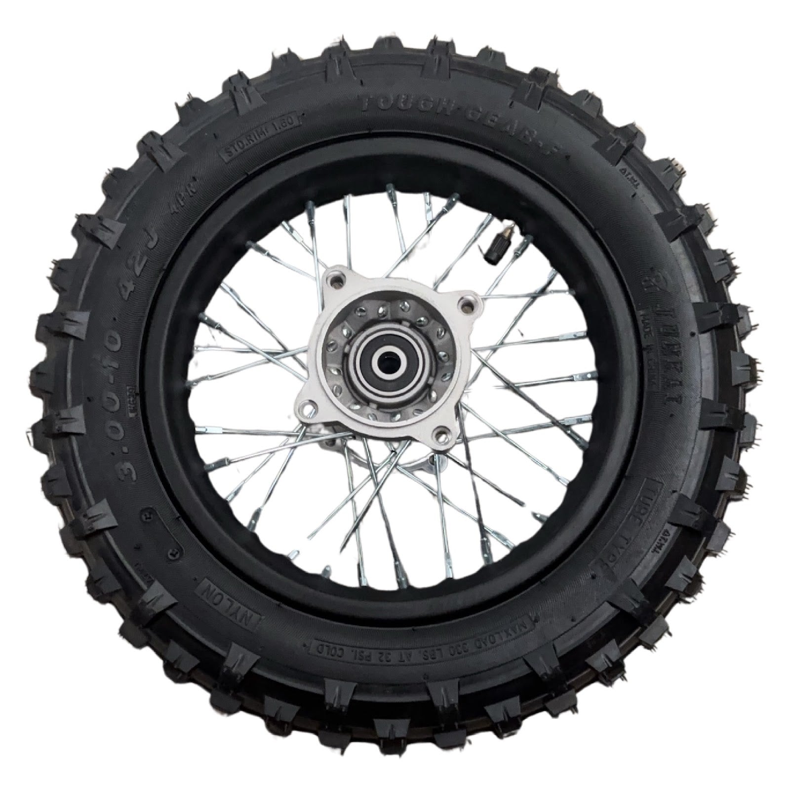 Replacement Wheel for Kids Ride on's - OneMX PX2S Rear Wheel 10 inch 110cc dirt bike  - 104-3127