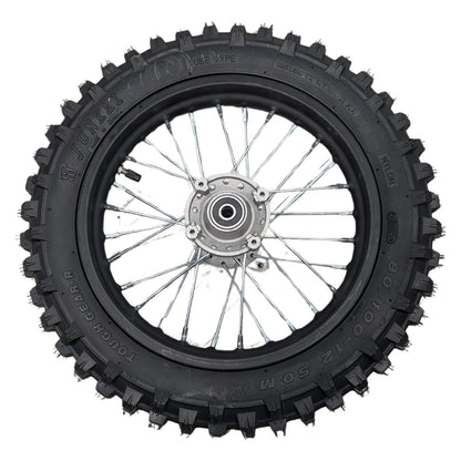 Replacement Wheel for Kids Ride on's - 12 inch rear wheel for OneMX-EX2S  - 104-3119