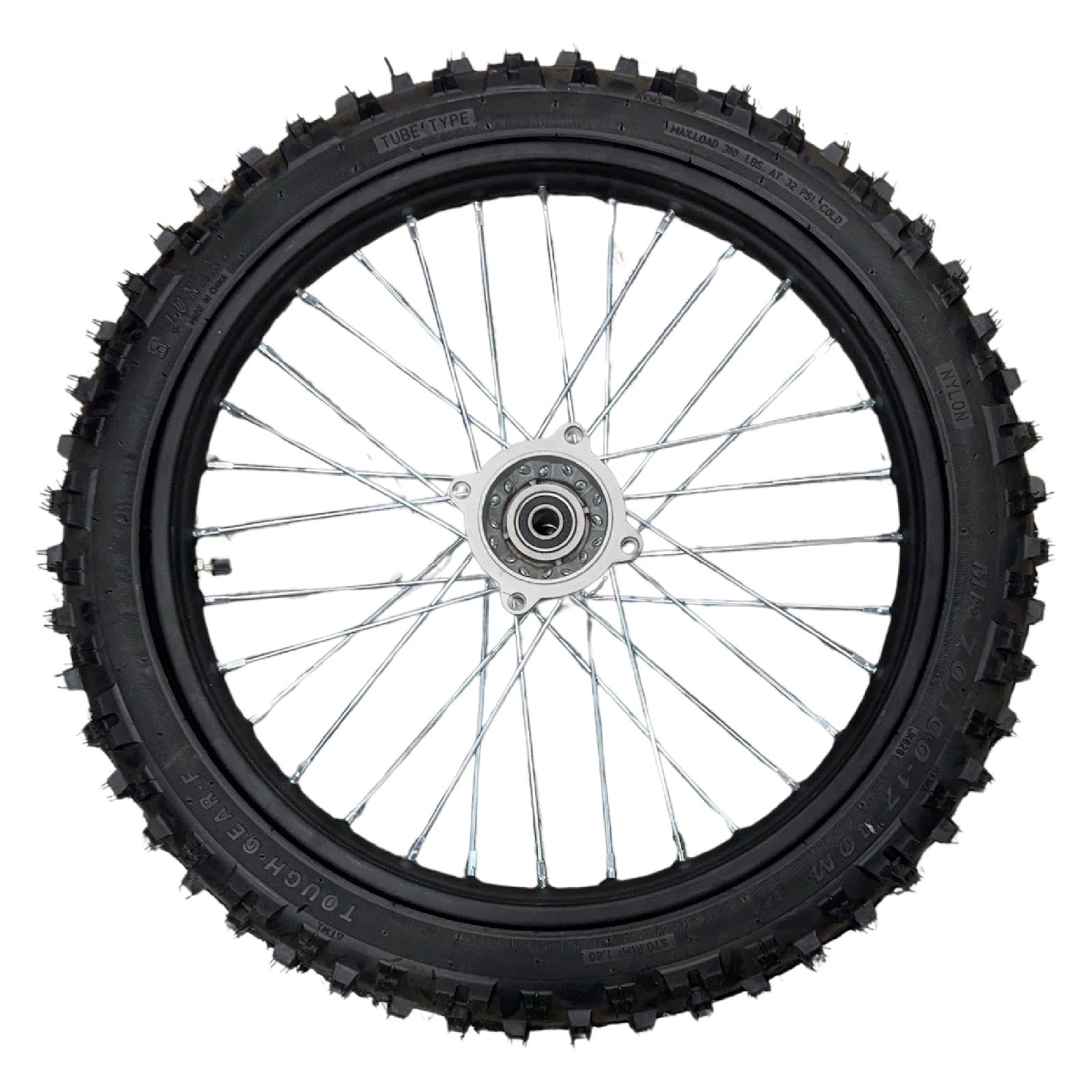 Replacement Wheel for Kids Ride on's - Front wheel 17 inch for 140cc dirt bike  - 104-3190