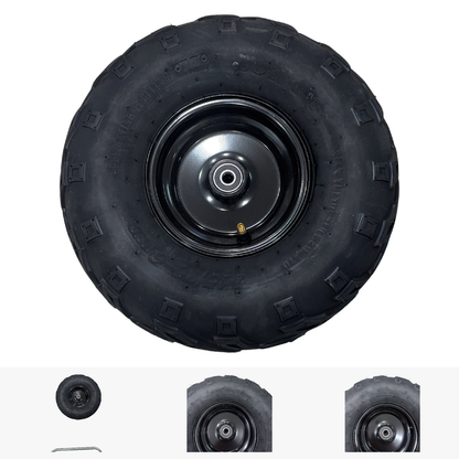Replacement Wheel for Kids Ride on's - Front Left 6 inch Wheel for 163cc UTV OneUTV-PX5S - 104-3182