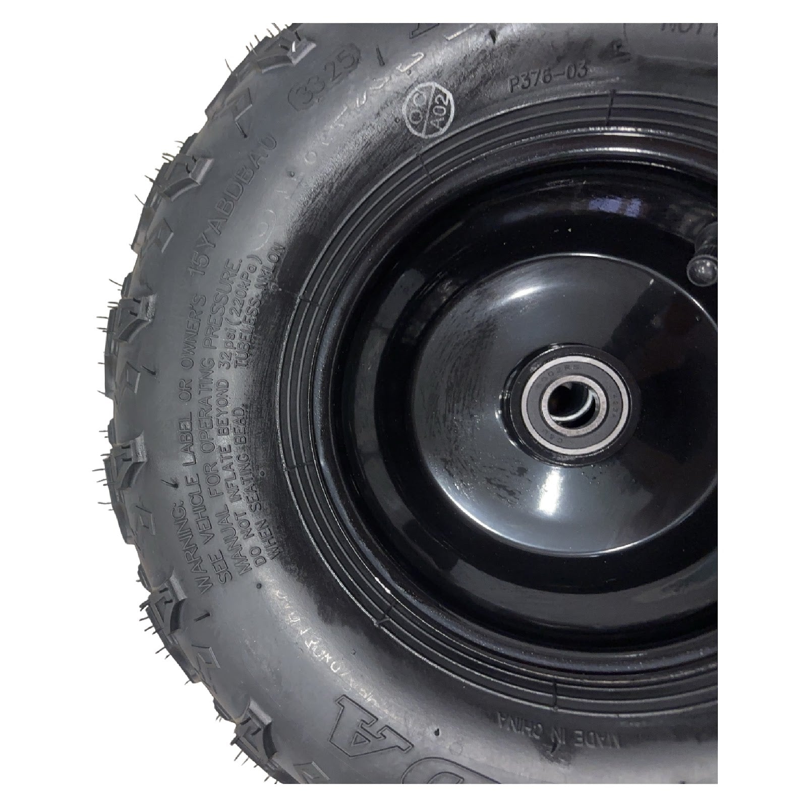 Replacement Wheel for Kids Ride on's - Front Left Wheel 6 inch 98cc Go Kart  - 104-3188