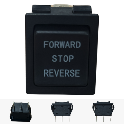 Replacement Gear Switch for Kids Ride on's - Forward / Stop / Reverse Switch - V4 - 3 Pin - 113-3586