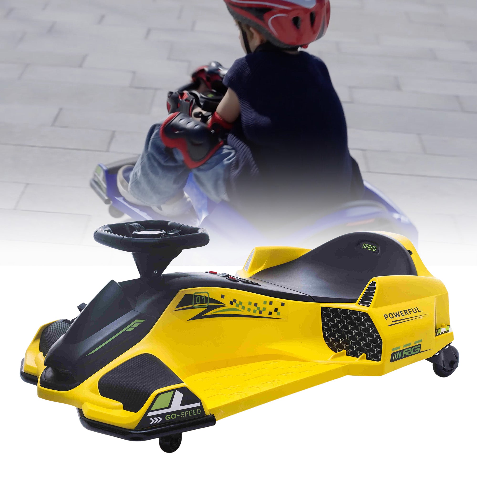24v VoltRacer™ Drift Kart With Brushless Motor - DISPLAY MODEL
