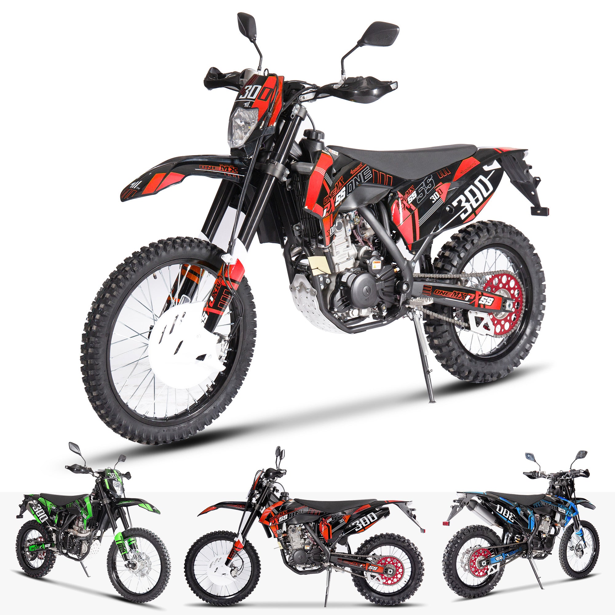 300cc 4-Stroke Petrol Motorbike | OneMX™ PX5S -  DISPLAY MODEL